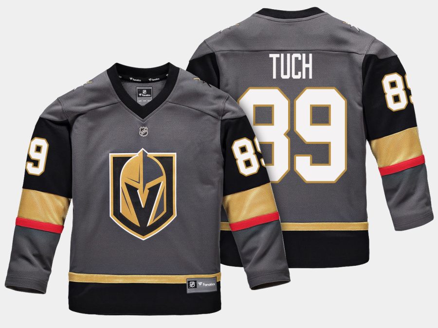 youthgolden knights alex tuch black home premier breakaway player jersey