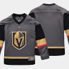 youthgolden knights black home replica blank jersey