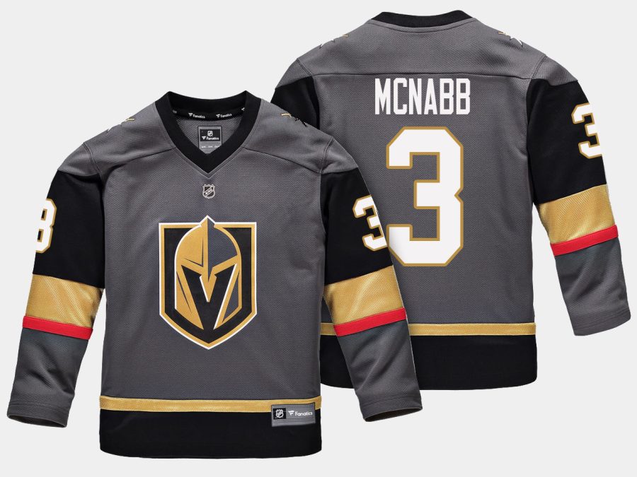 youthgolden knights brayden mcnabb black home premier breakaway player jersey