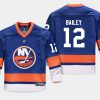 youthislanders josh bailey blue home replica player jersey