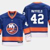 youthislanders scott mayfield blue home replica player jersey