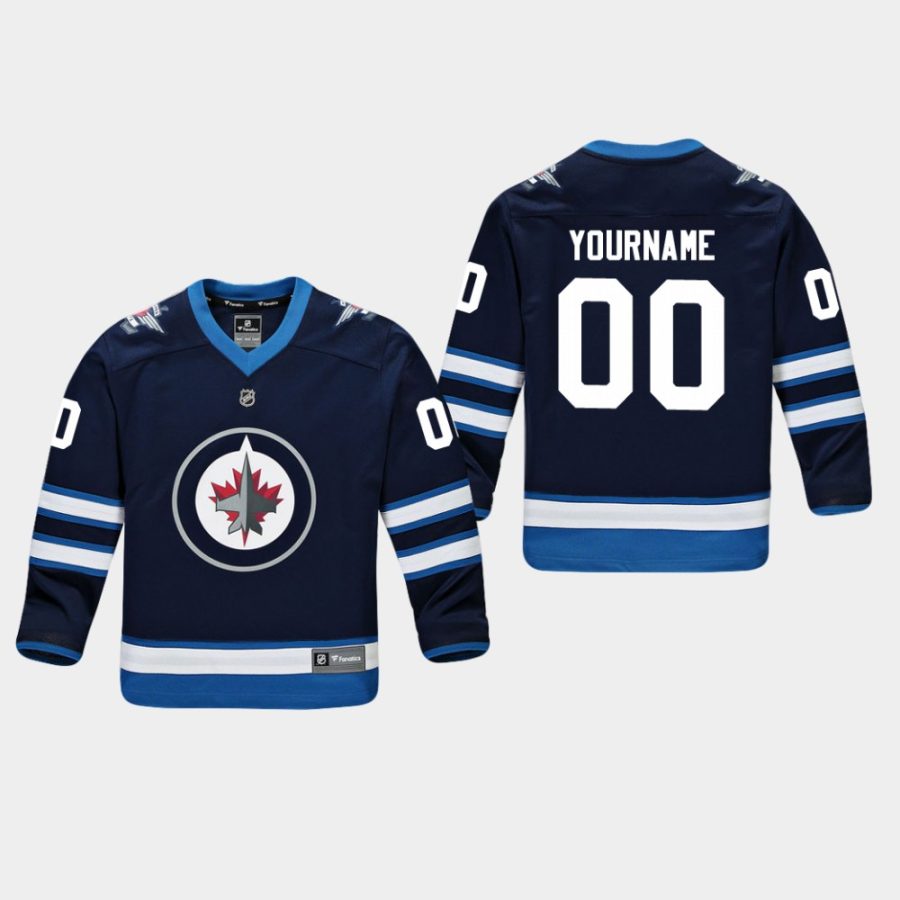 youthjets custom navy home replica player jersey