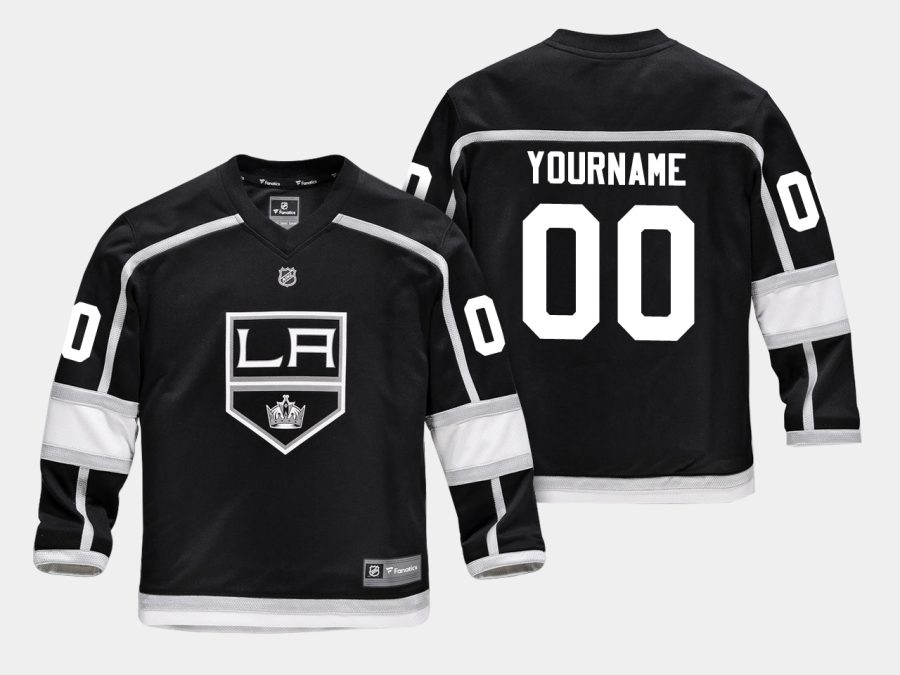 youthkings custom black home replica player jersey