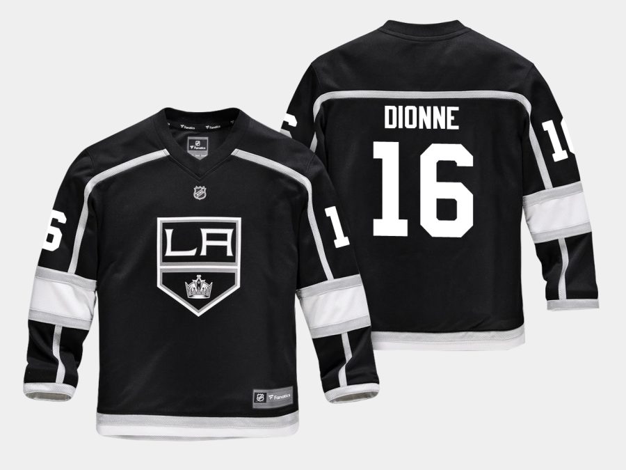 youthkings marcel dionne black home replica player jersey