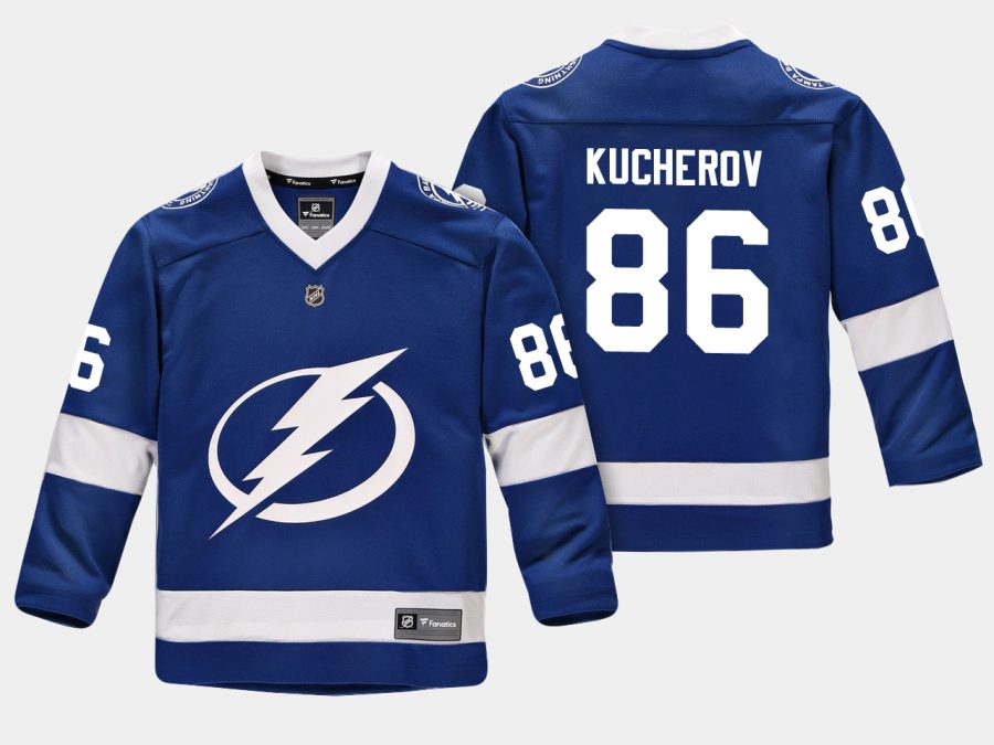 youthlightning nikita kucherov blue home replica player jersey