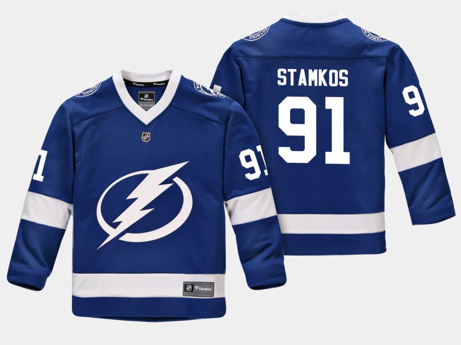 youthlightning steven stamkos blue home replica player jersey