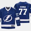 youthlightning victor hedman blue home replica player jersey