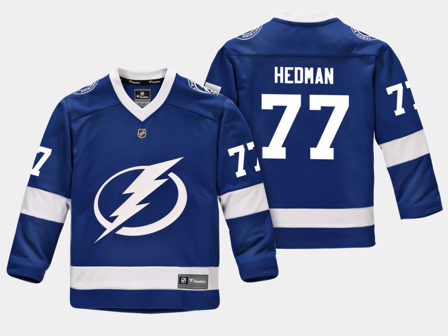 youthlightning victor hedman blue home replica player jersey