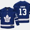 youthmaple leafs mats sundin blue home replica player jersey