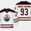 youthoilers ryan nugent hopkins white road replica player jersey