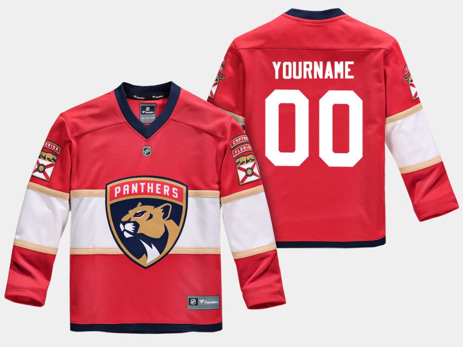 youthpanthers custom red home replica player jersey