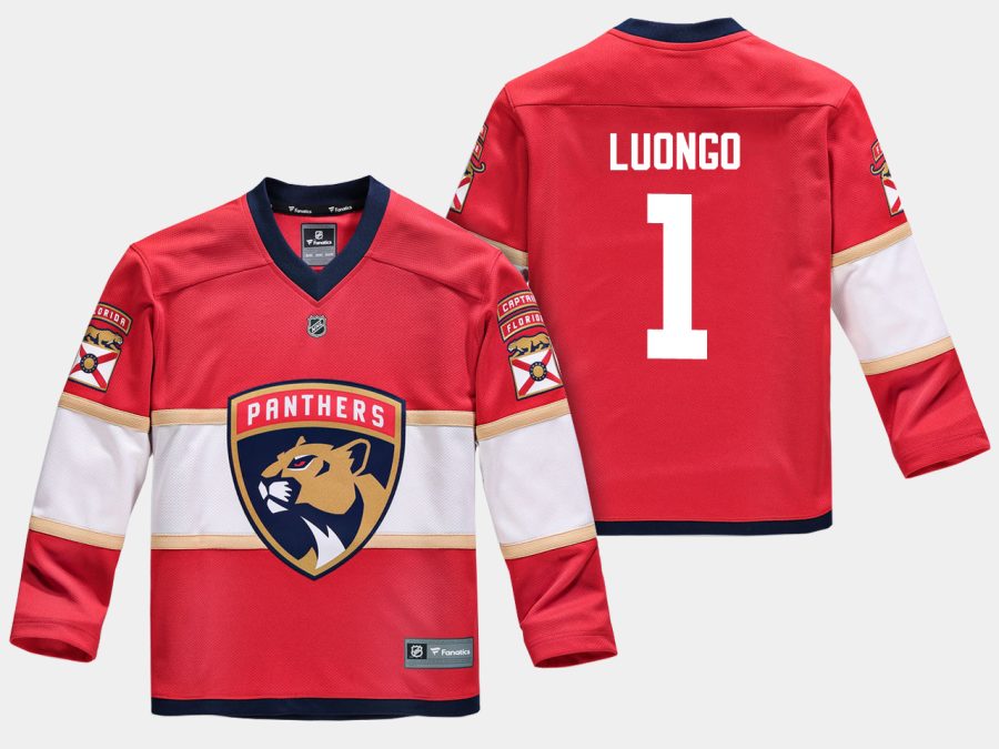 youthpanthers roberto luongo red home replica player jersey