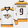 youthpredators filip forsberg white road replica player jersey