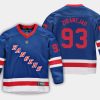 youthrangers mika zibanejad blue home replica player jersey