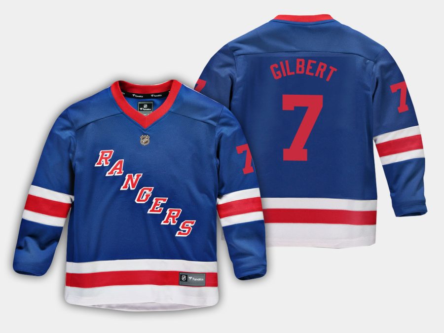 youthrangers rod gilbert blue home replica player jersey