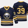 youthsabres dominik hasek blue home replica player jersey