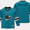 youthsharks teal home replica blank jersey