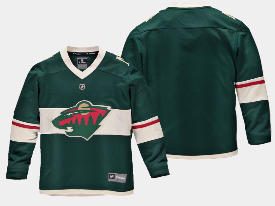 youthwild green home replica blank jersey