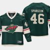 youthwild jared spurgeon red home replica player jersey