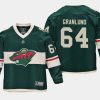 youthwild mikael granlund red home replica player jersey