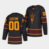 2020 21 arizona state sun devils custom replica black college hockey jersey