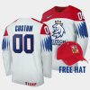 2022czechia custom 2022 iihf world junior championship white free hat jersey