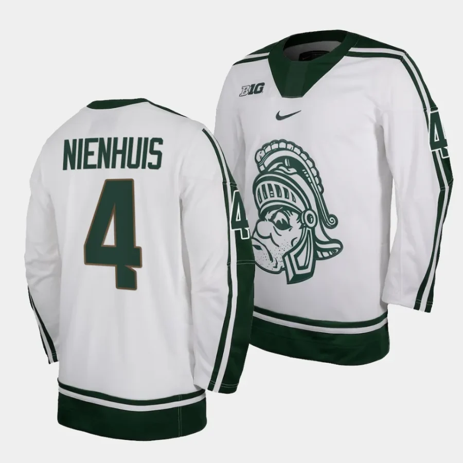 2023 24 nash nienhuis replica hockey white jersey