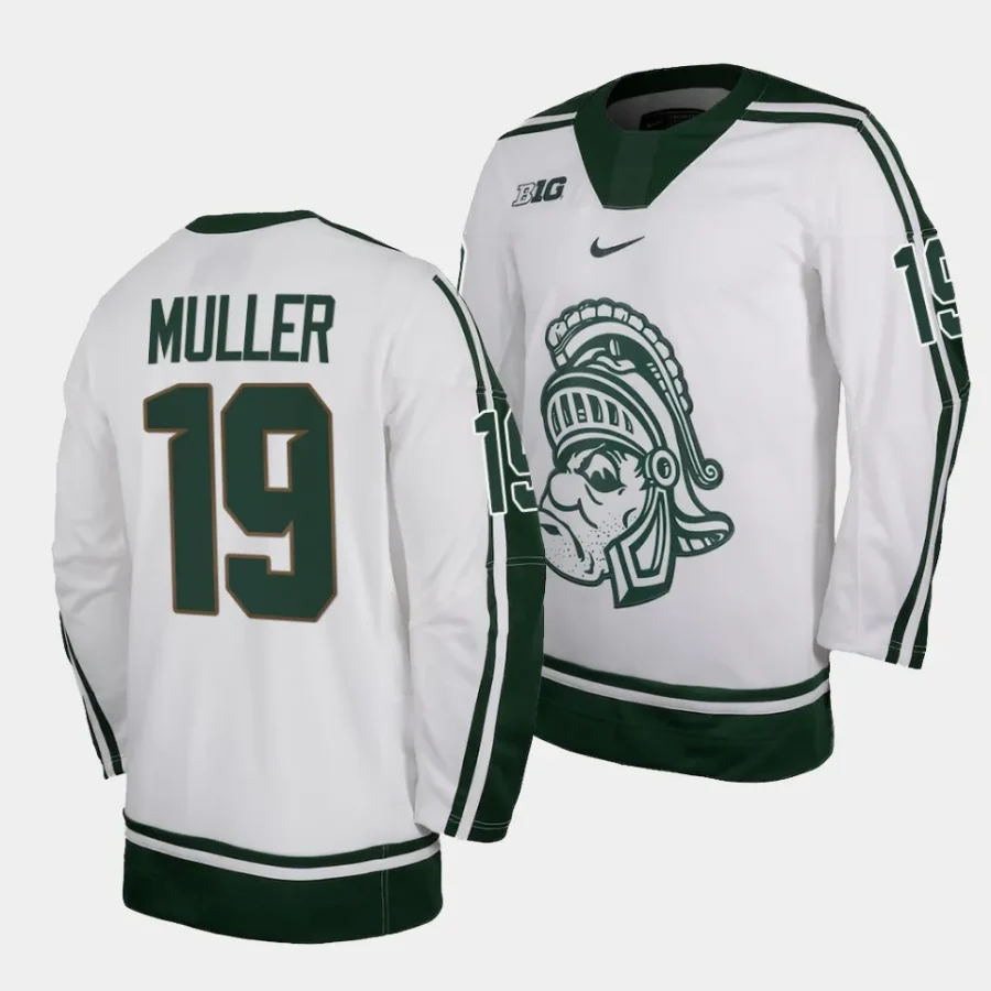 2023 24 nicolas muller replica hockey white jersey