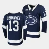 2023 24 penn state nittany lions danny dzhaniyev college hockey navy replica jersey