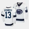 2023 24 penn state nittany lions danny dzhaniyev college hockey white replica jersey