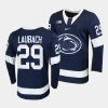 2023 24 penn state nittany lions reese laubach college hockey navy replica jersey