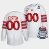 2023 ohio state hockey custom faceoff on the lake white football inspired jersey