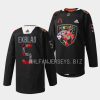 aaron ekblad panthers black 2023black history night warmup jersey