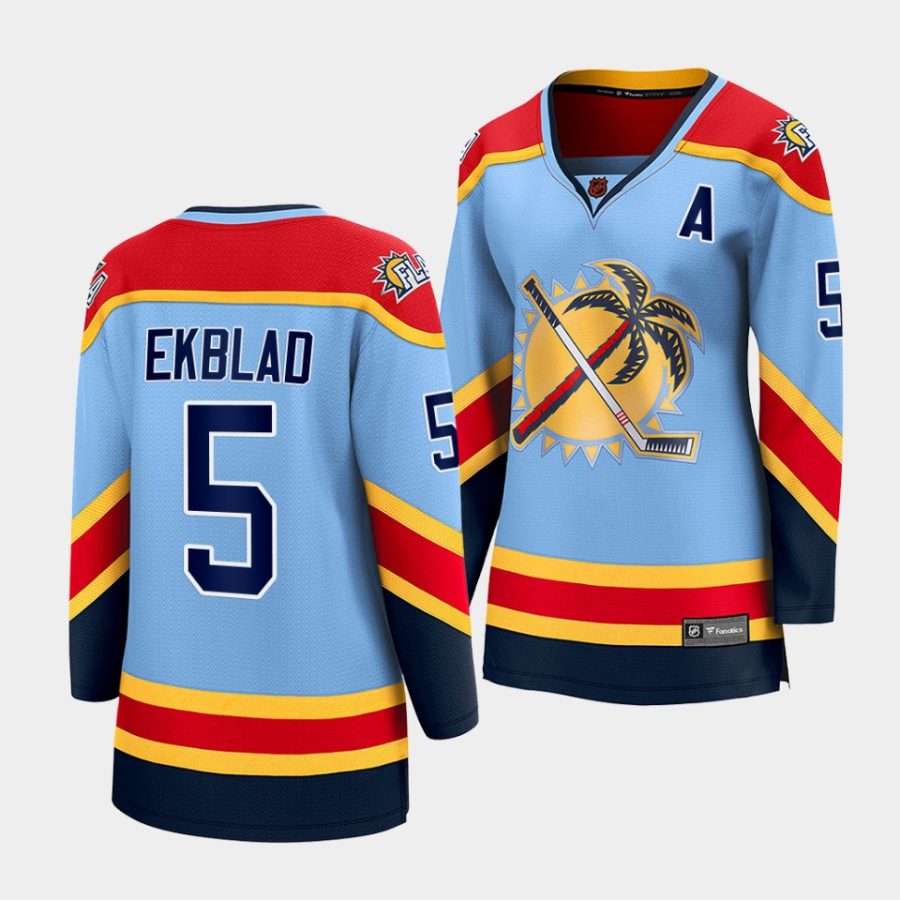 aaron ekblad panthers blue special edition 2.0 women jerseys