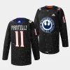 adam fantilli blue jackets exclusive edition 2023star wars black jersey