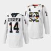 adam henrique ducks warm up pride night 2023 white jersey