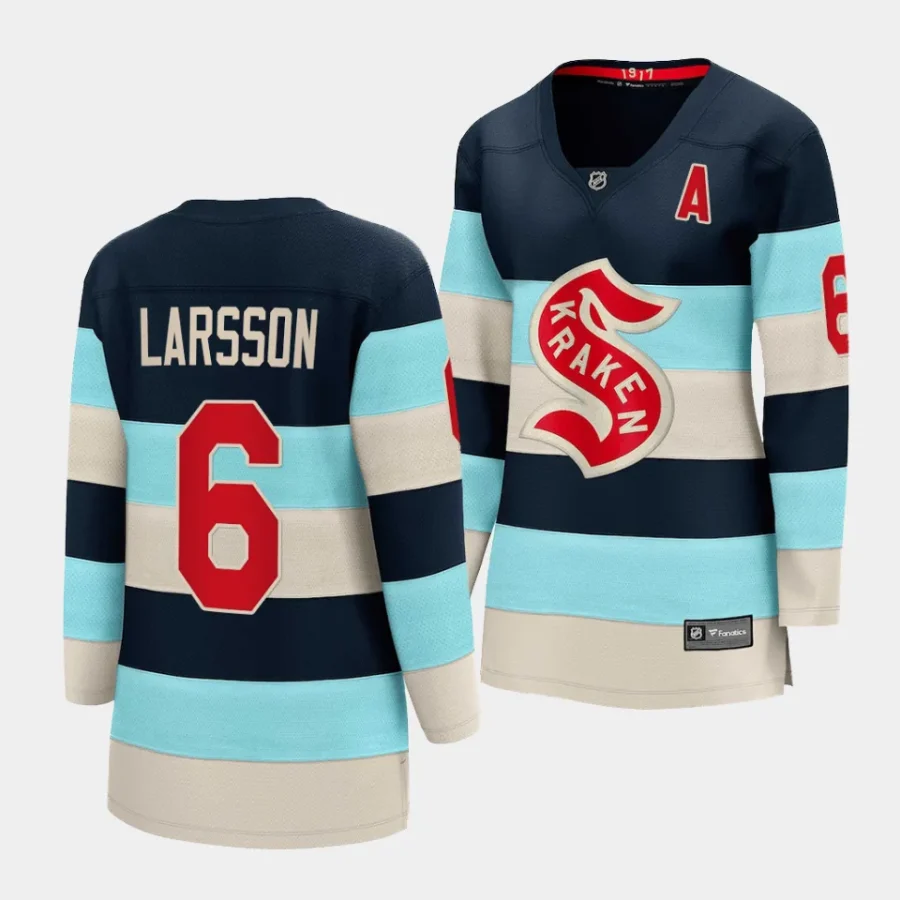 adam larsson kraken blue 2024 nhl winter classic women jerseys