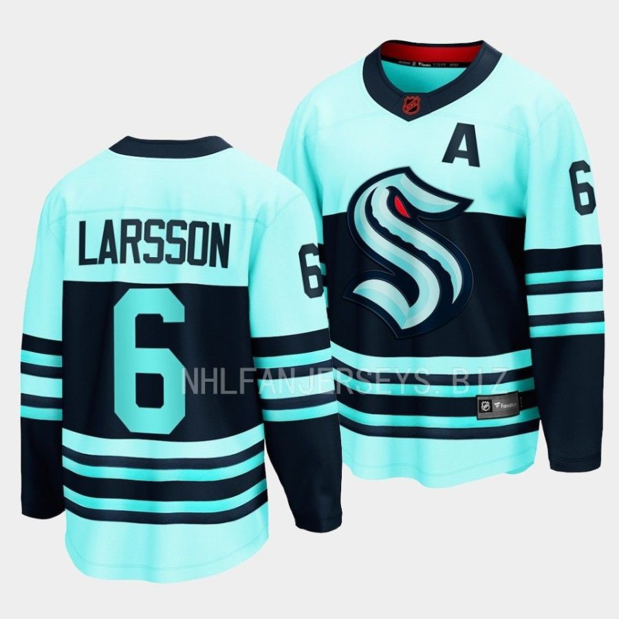 adam larsson kraken teal 2022special edition 2.0 breakaway jersey