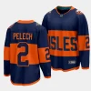 adam pelech islanders navy 2024 nhl stadium series breakaway player jersey