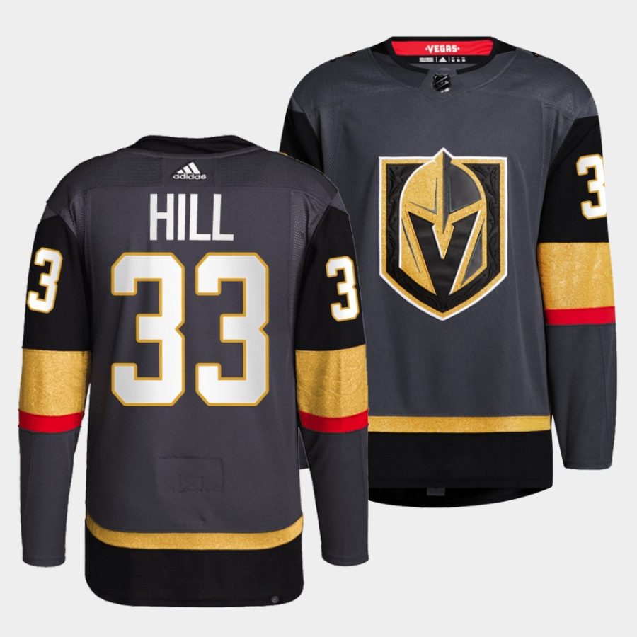 adin hill golden knights black authentic alternate jersey