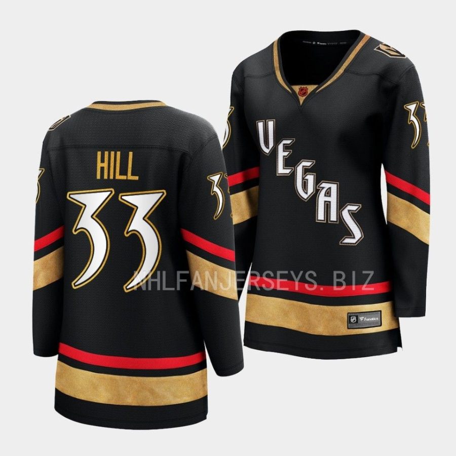 adin hill golden knights black special edition 2.0 women jerseys