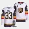 adin hill vgk white 2023 stanley cup champions authentic away jersey