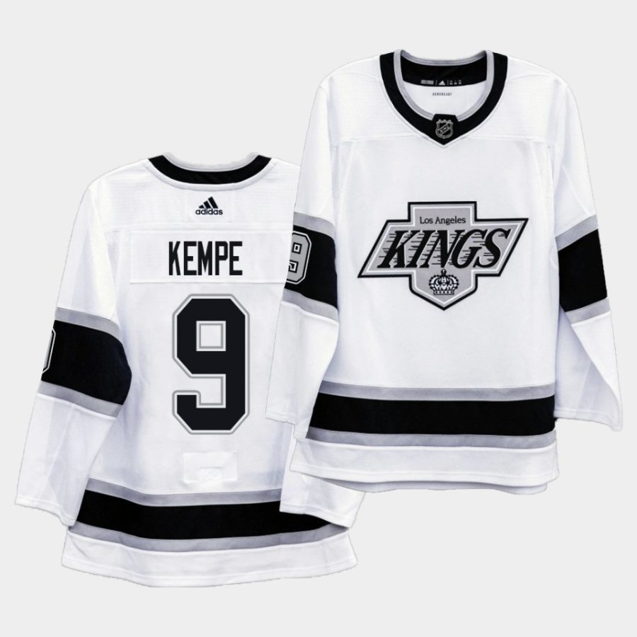 adrian kempe kings white heritage throwback 90s jersey