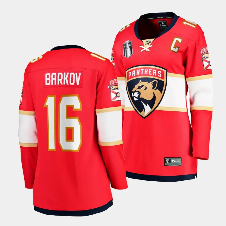 aleksander barkov panthers red 2023 stanley cup final women jerseys