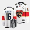 aleksander barkov panthers white 2023 stanley cup final away jersey