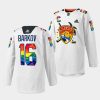 aleksander barkov panthers white pride night 2023 warmup jersey