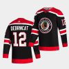 alex debrincat blackhawks black 2021 reverse retro special edition authentic jersey