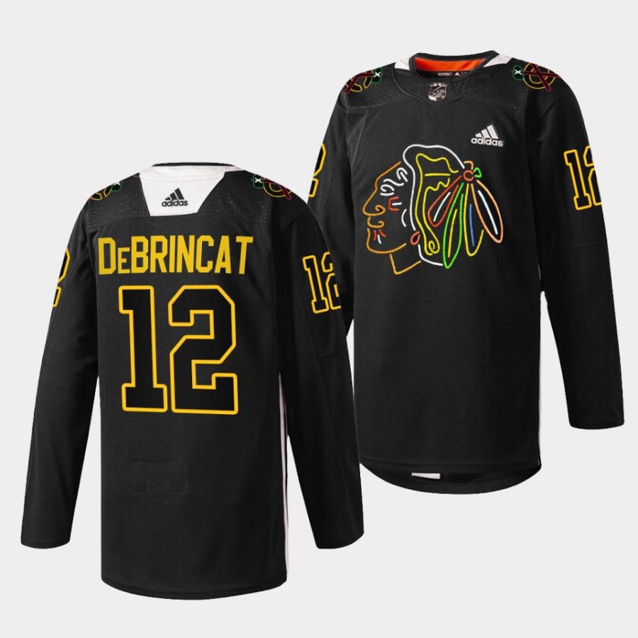 alex debrincat blackhawks foundation night black jerseys