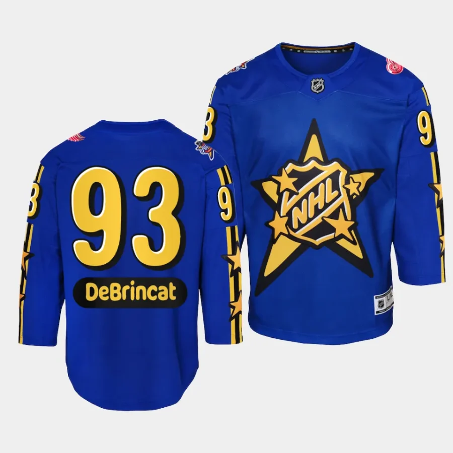 alex debrincat red wings 2024 nhl all star game youth blue jersey