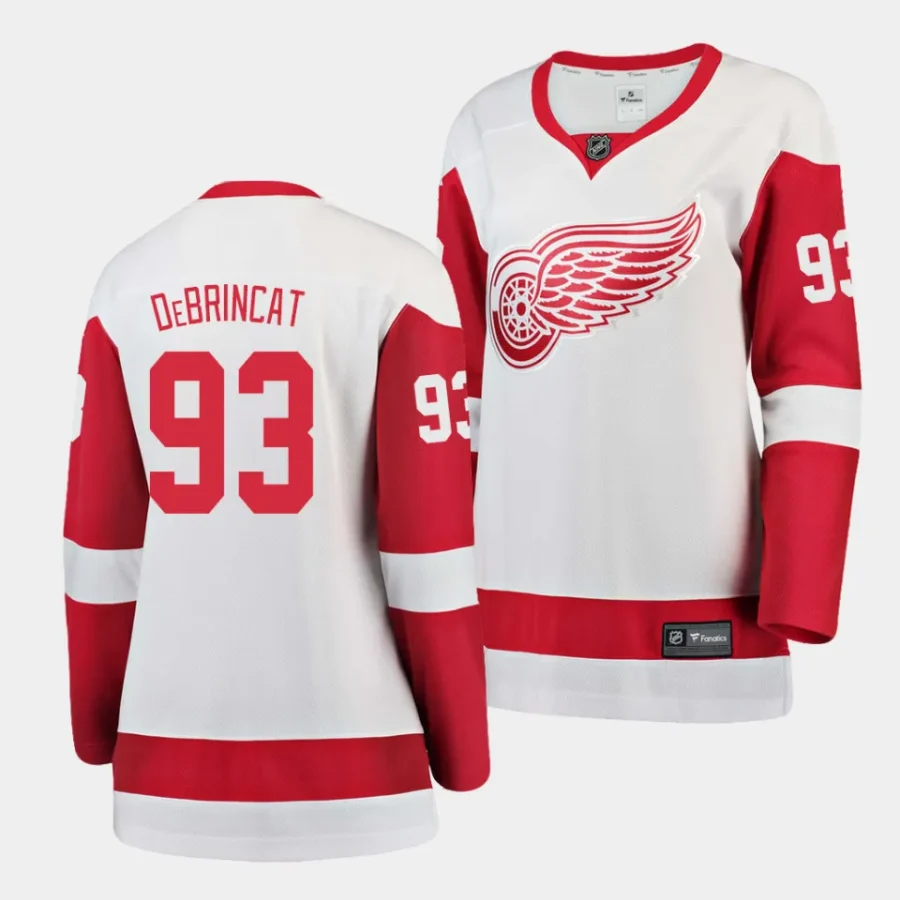 alex debrincat red wings white away women jerseys